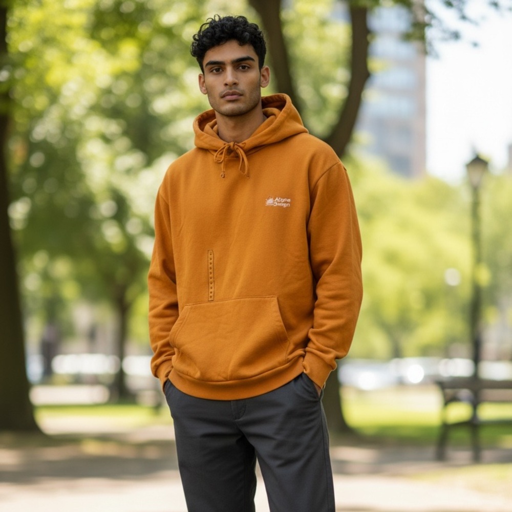 NWT Alpine Design Golden Honey Hike Pullover Hoodie Size M